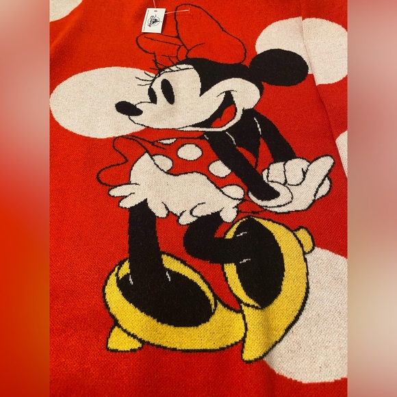 Disney Parks Minnie Mouse knit pullover sweater 1X NWT - Picture 5 of 8